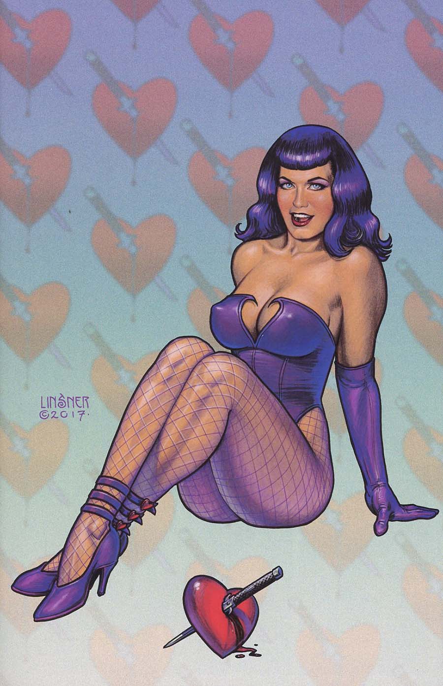 Bettie Page #7 Cover E Incentive Joseph Michael Linsner Virgin Cover