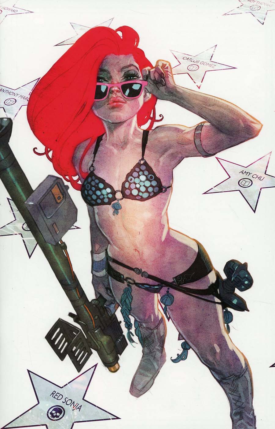 Red Sonja Vol 7 #13 Cover F Incentive Ben Caldwell Virgin Cover