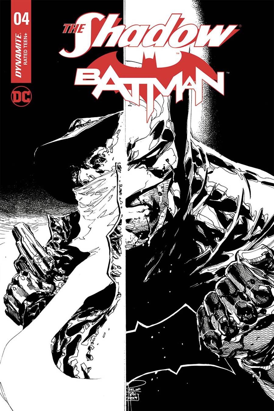 Shadow Batman #4 Cover F Incentive Philip Tan Black & White Cover