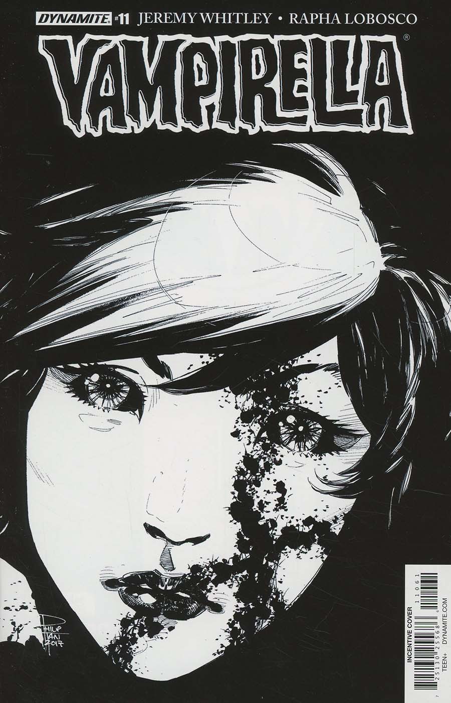 Vampirella Vol 7 #11 Cover F Incentive Philip Tan Black & White Cover