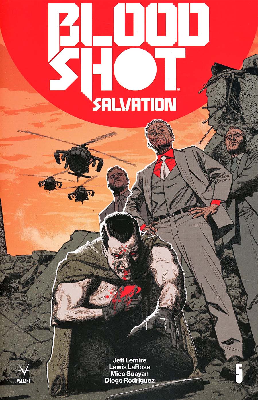 Bloodshot Salvation #5 Cover E Incentive Greg Smallwood Interlocking Variant Cover