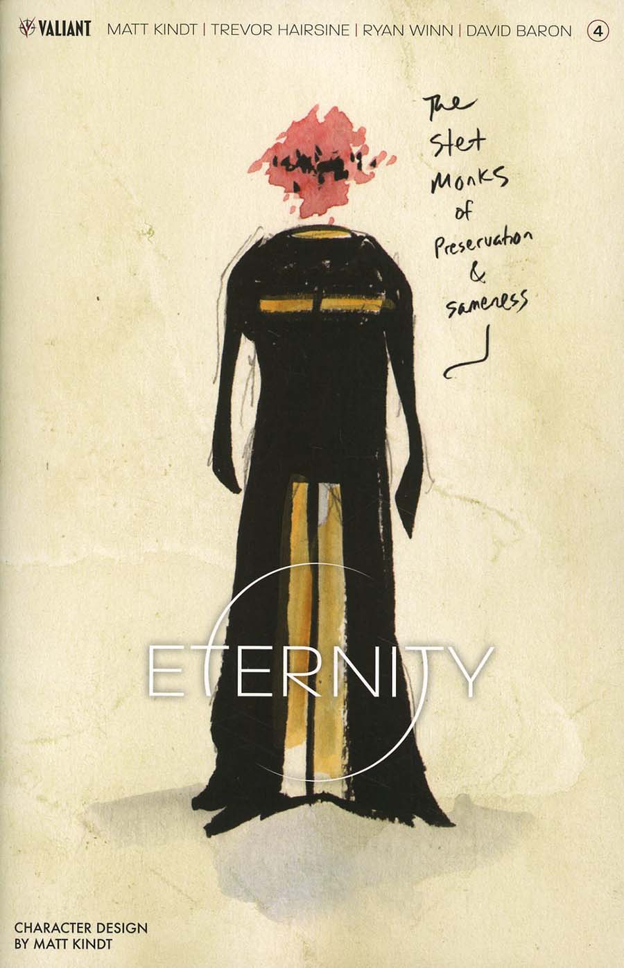 Eternity #4 Cover D Incentive Matt Kindt Character Design Variant Cover
