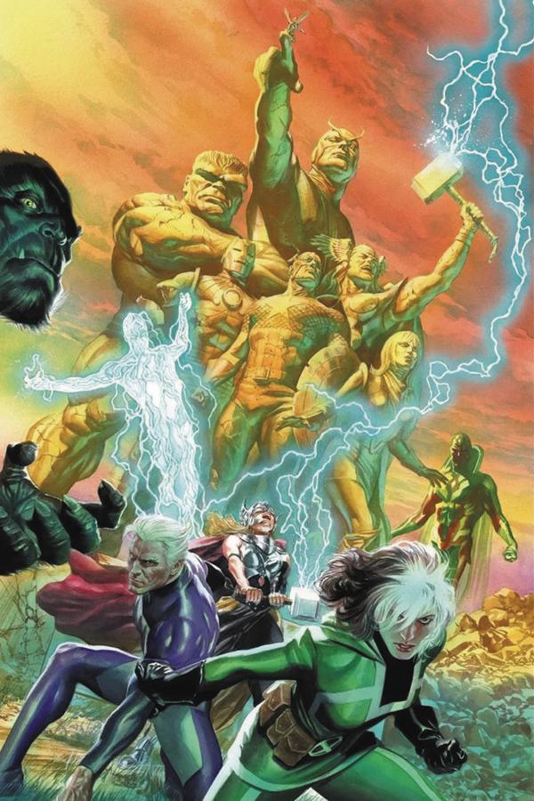 Avengers Vol 6 #675 Cover K DF Signed By Mark Waid (No Surrender Part 1)(Marvel Legacy Tie-In)