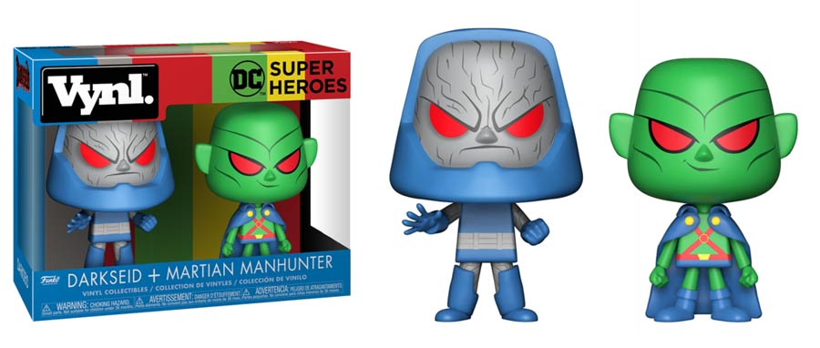 Vynl. DC Super Heroes Martian Manhunter & Darkseid 2-Pack Vinyl Figure