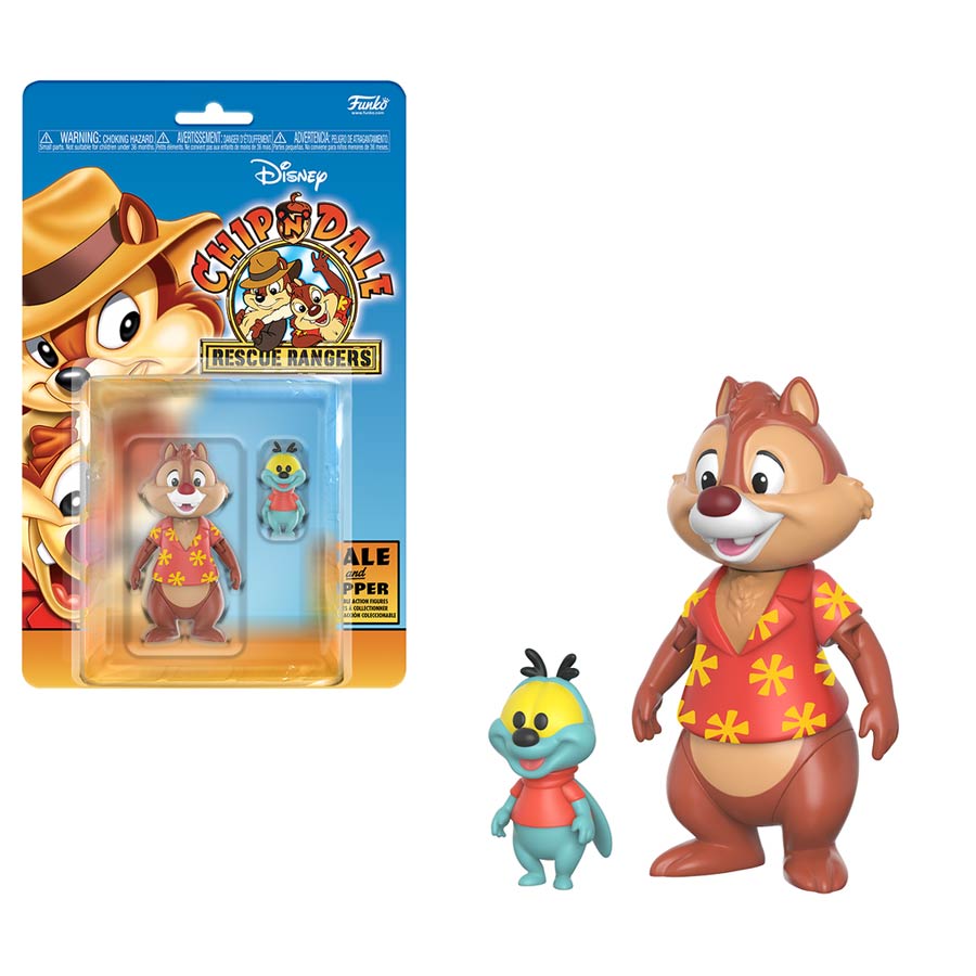 Disney Afternoon Chip N Dale Rescue Rangers Dale 3.75-inch Action Figure