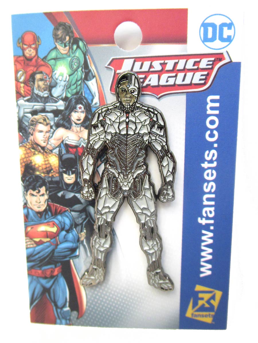 Justice League Movie Enamel Pin - Cyborg