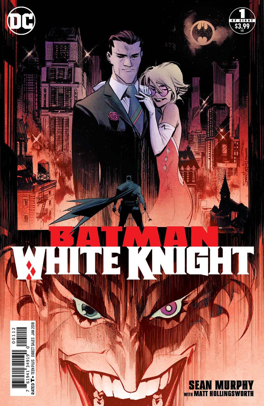Batman White Knight #1 Cover C 2nd Ptg Variant Sean Murphy Cover