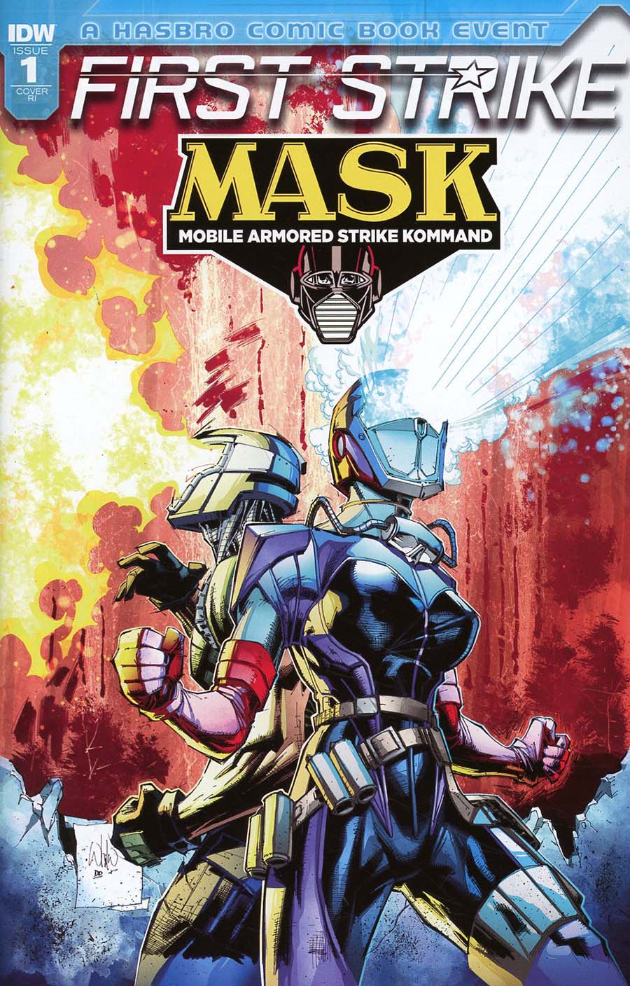 M.A.S.K. Mobile Armored Strike Kommand First Strike #1 Cover C Incentive Humberto Ramos Variant Cover