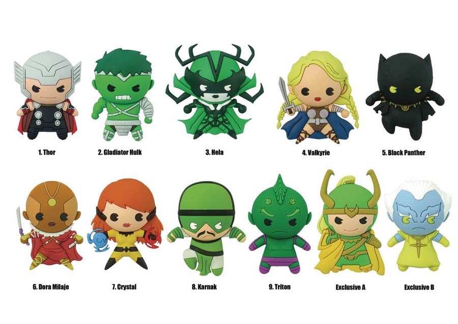Marvel Laser Cut Figural Keyring Series 9 Blind Mystery Box