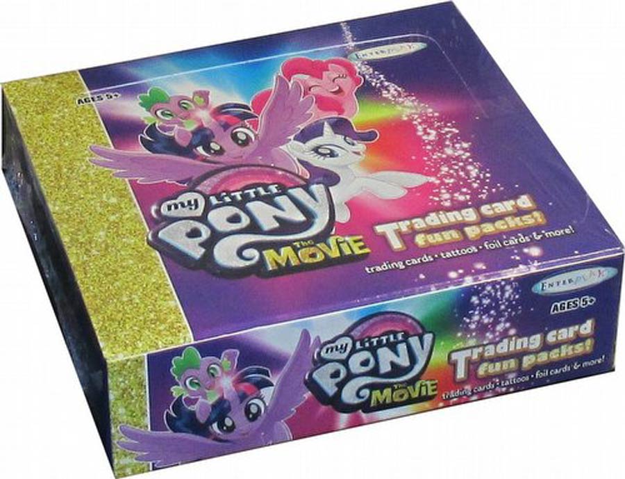 My Little Pony The Movie Fun Pack Trading Cards Box