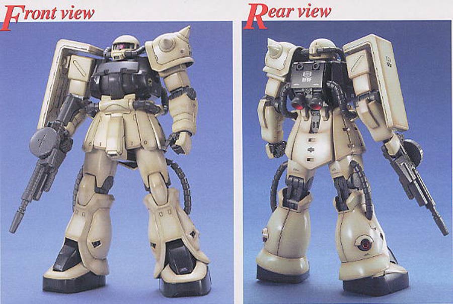 Gundam Master Grade 1/100 Kit -  MS-06F-2 Zaku II F2 (E.F.S.F. Ver.)