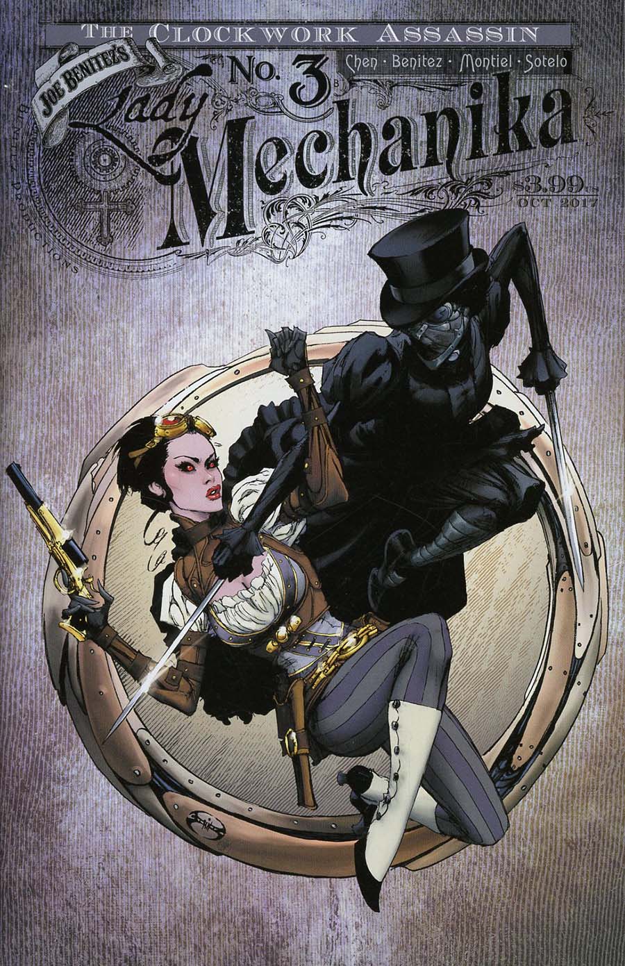 Lady Mechanika Clockwork Assassin #3 Cover B Regular Joe Benitez & Peter Steigerwald Cover