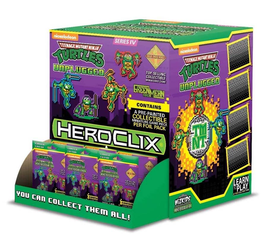 Teenage Mutant Ninja Turtles HeroClix Unplugged Single Figure Booster Pack