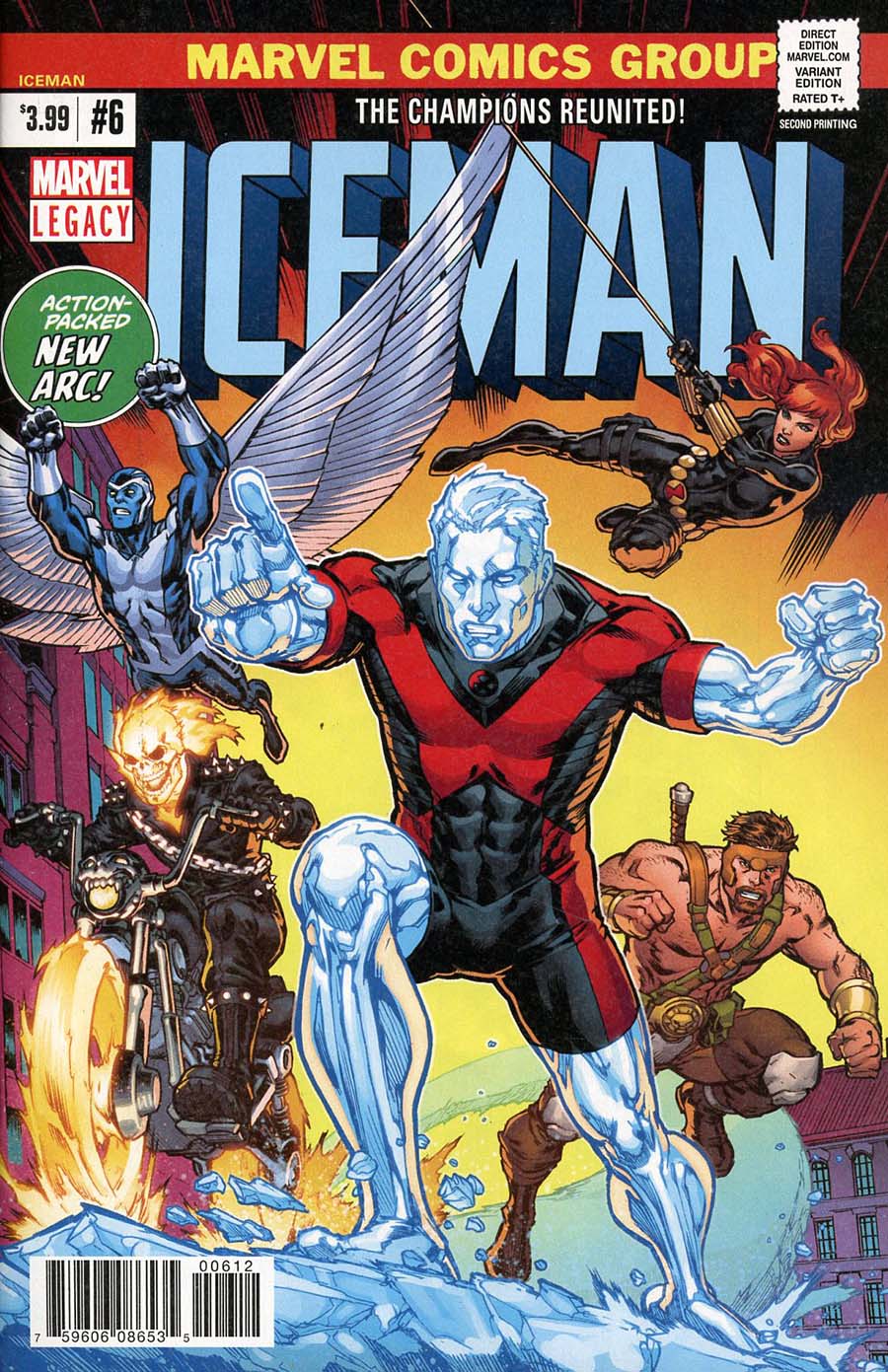 Iceman Vol 3 #6 Cover D 2nd Ptg Variant Michael Ryan Cover (Marvel Legacy Tie-In)