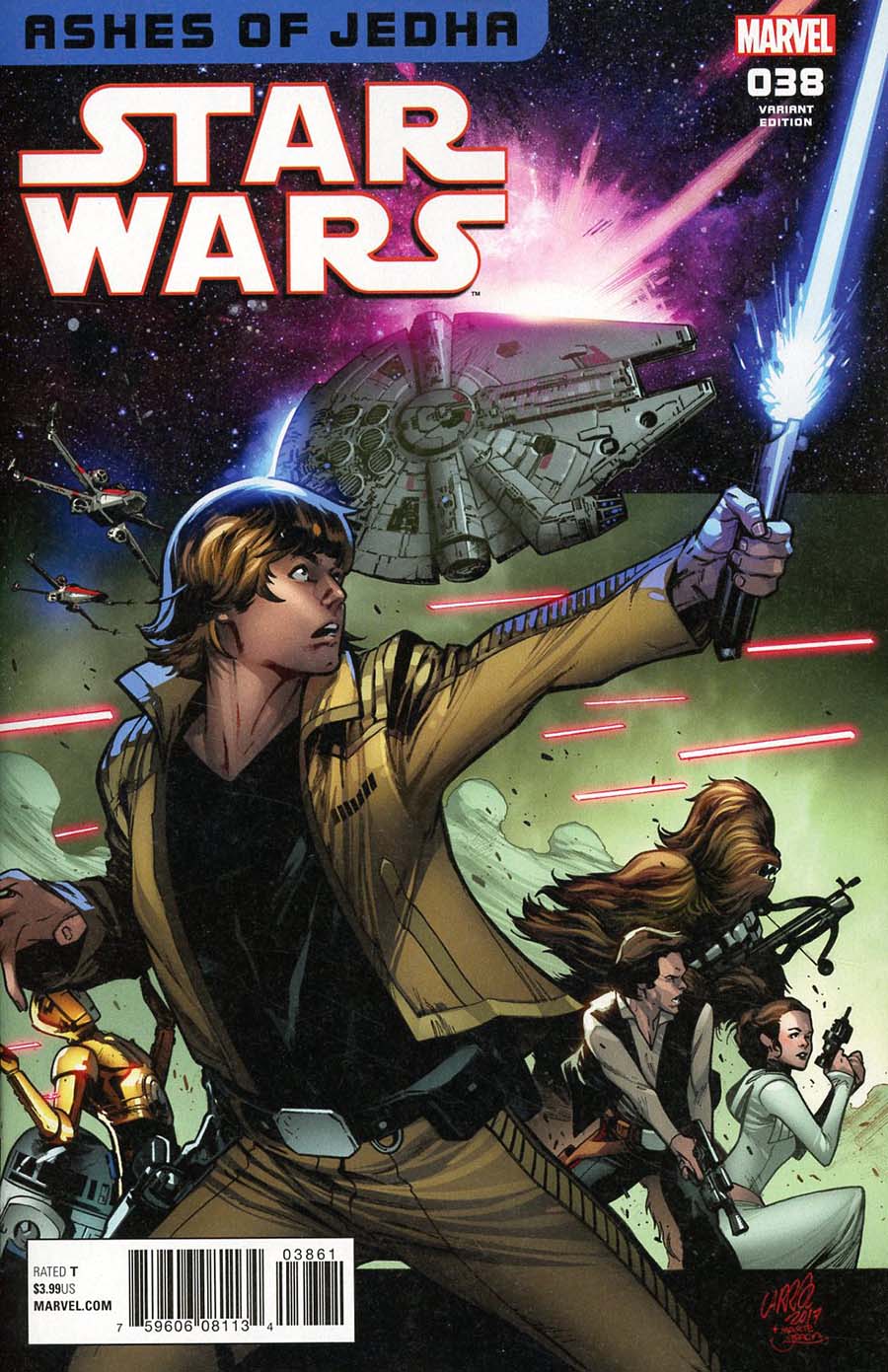 Star Wars Vol 4 #38 Cover E Incentive Pepe Larraz Homage Variant Cover
