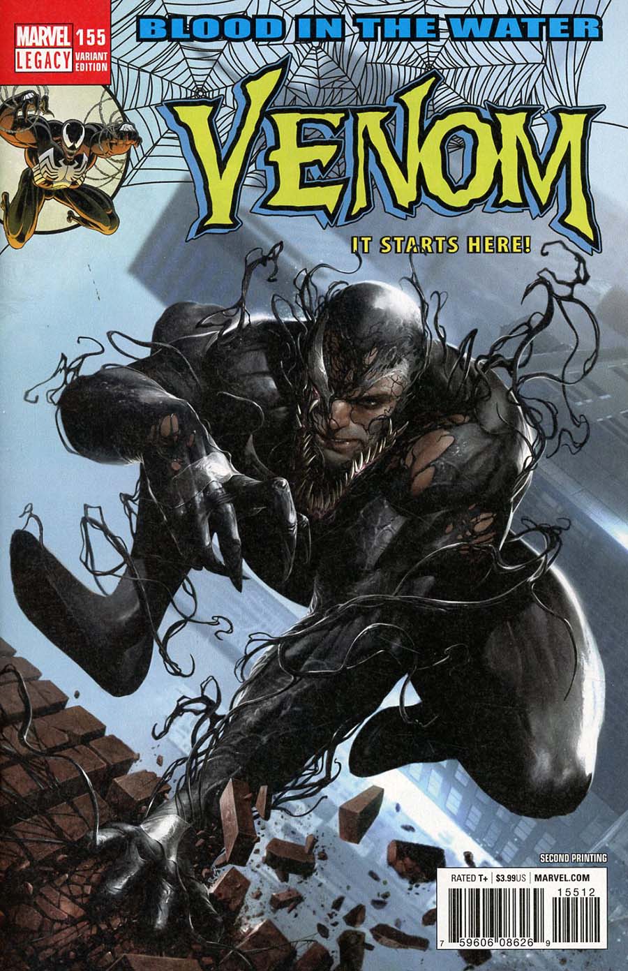 Venom Vol 3 #155 Cover H 2nd Ptg Variant Francesco Mattina Cover (Marvel Legacy Tie-In)
