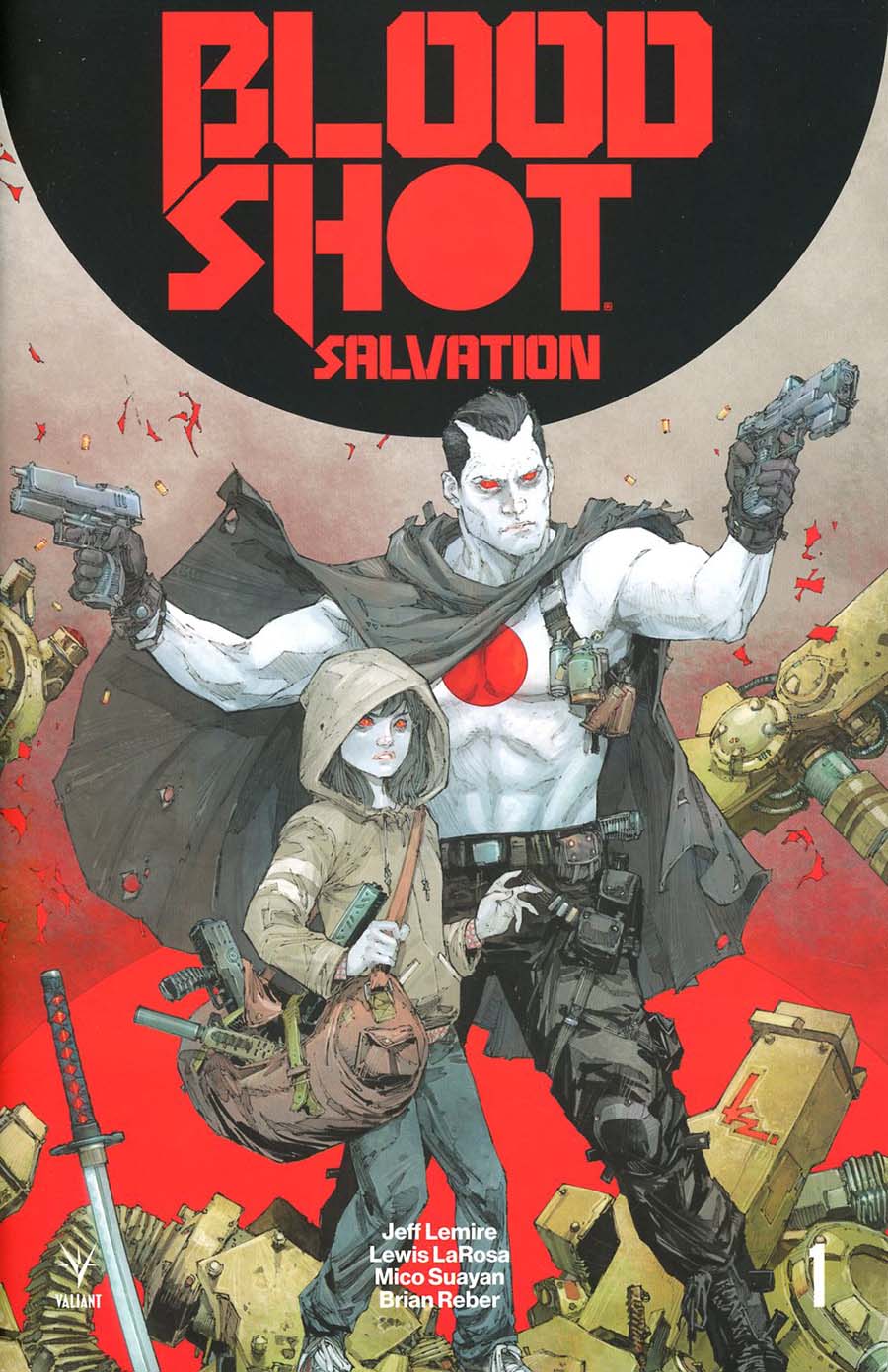 Bloodshot Salvation #1 Cover H 2nd Ptg Variant Kenneth Rocafort Cover