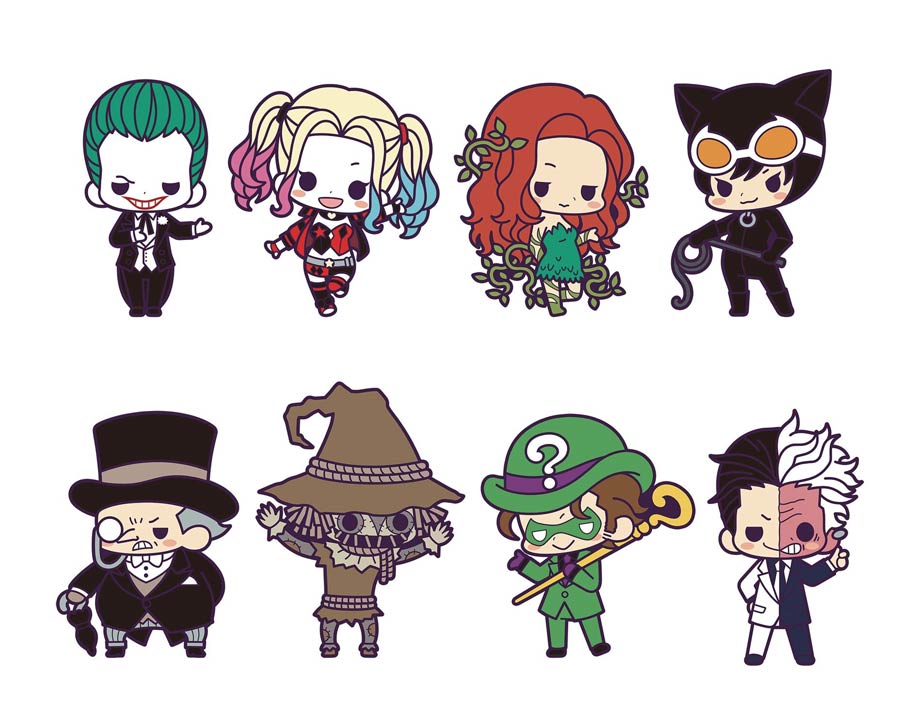 DC Universe Batman Villains Rubber Charm Blind Mystery Box