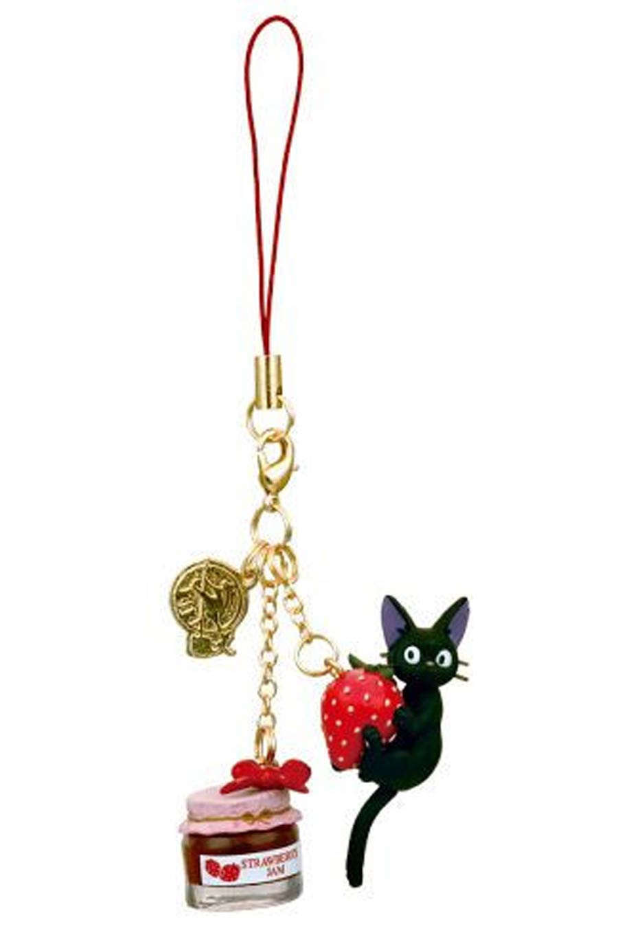 Kikis Delivery Service Charm - Box Of 6 - Jiji And Strawberry Jam