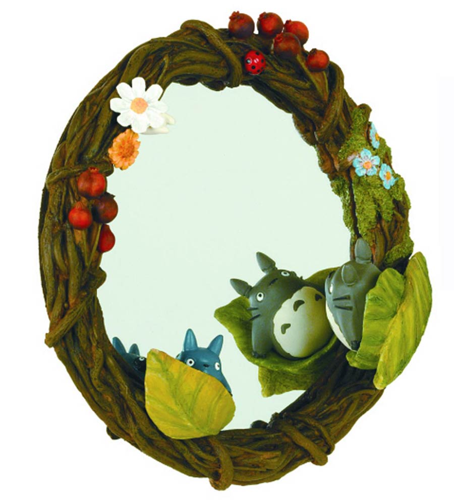 My Neighbor Totoro Mirror - Box Of 3 - Totoro Hanging/Standing Hide-And-Seek Wreath