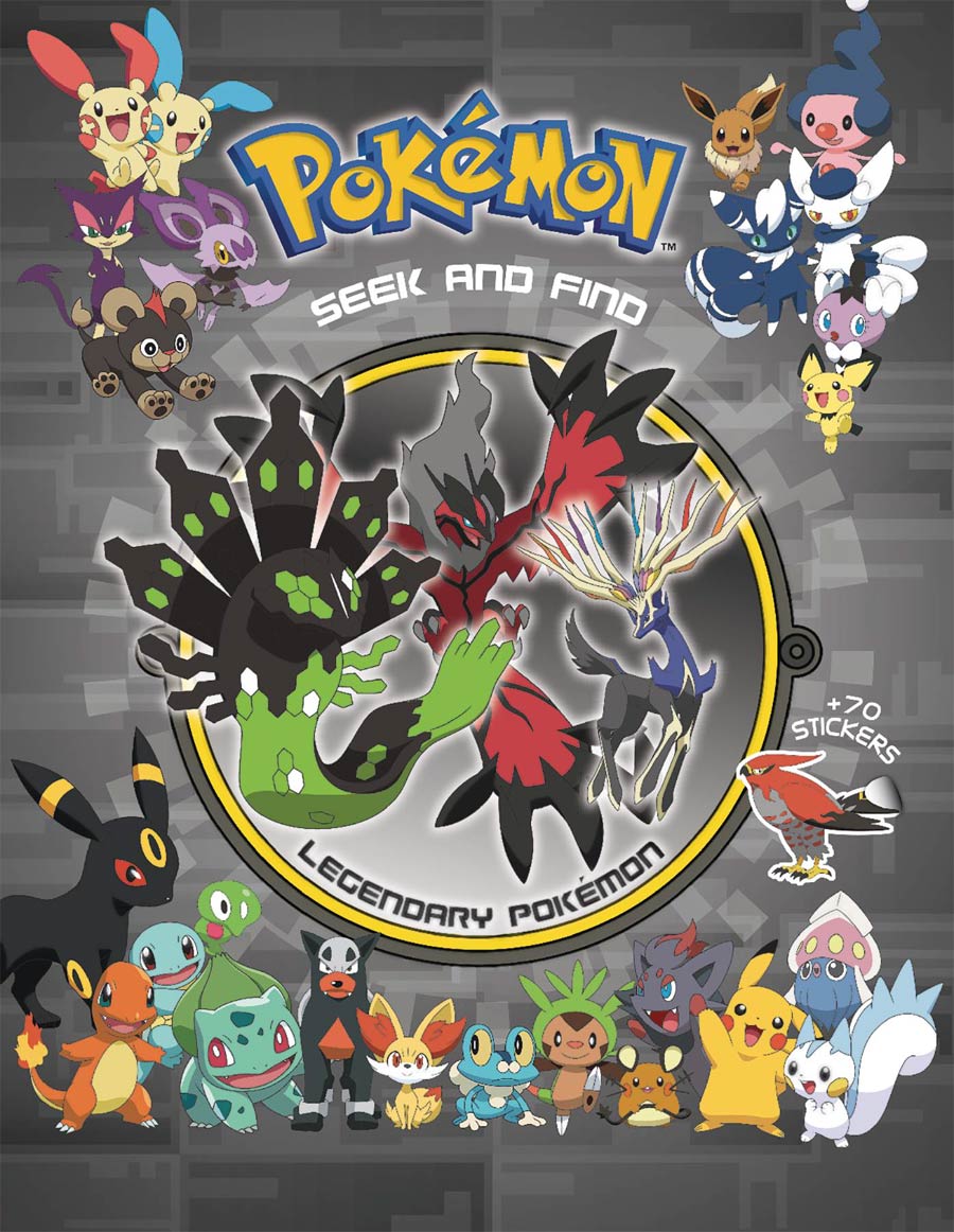 Pokemon Seek And Find Legendary Pokemon HC