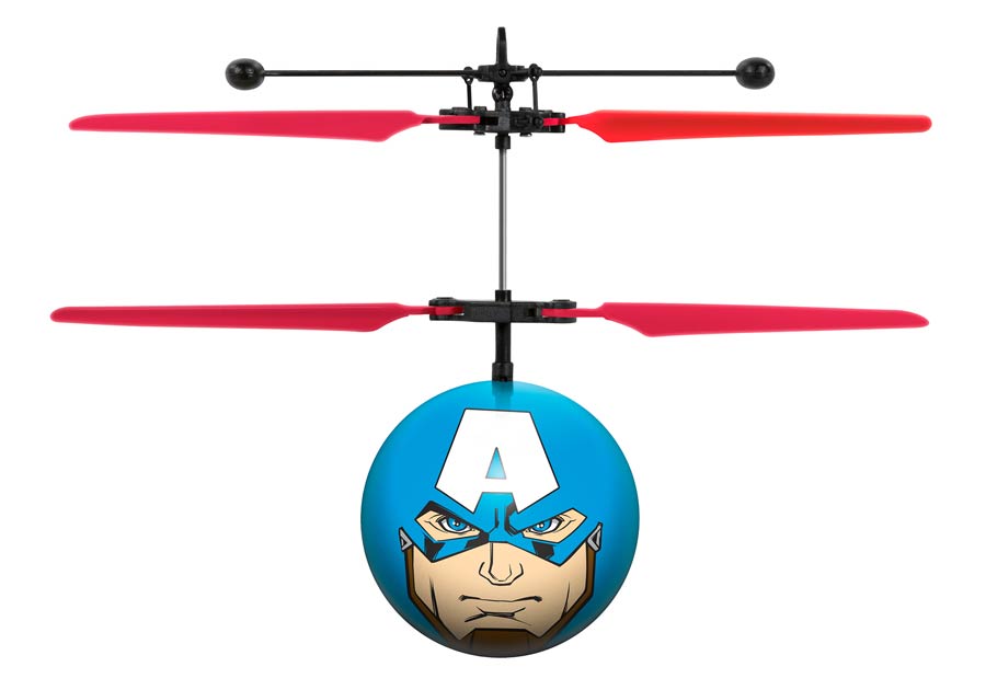 Marvel Comics Avengers Captain America IR UFO Ball Helicopter