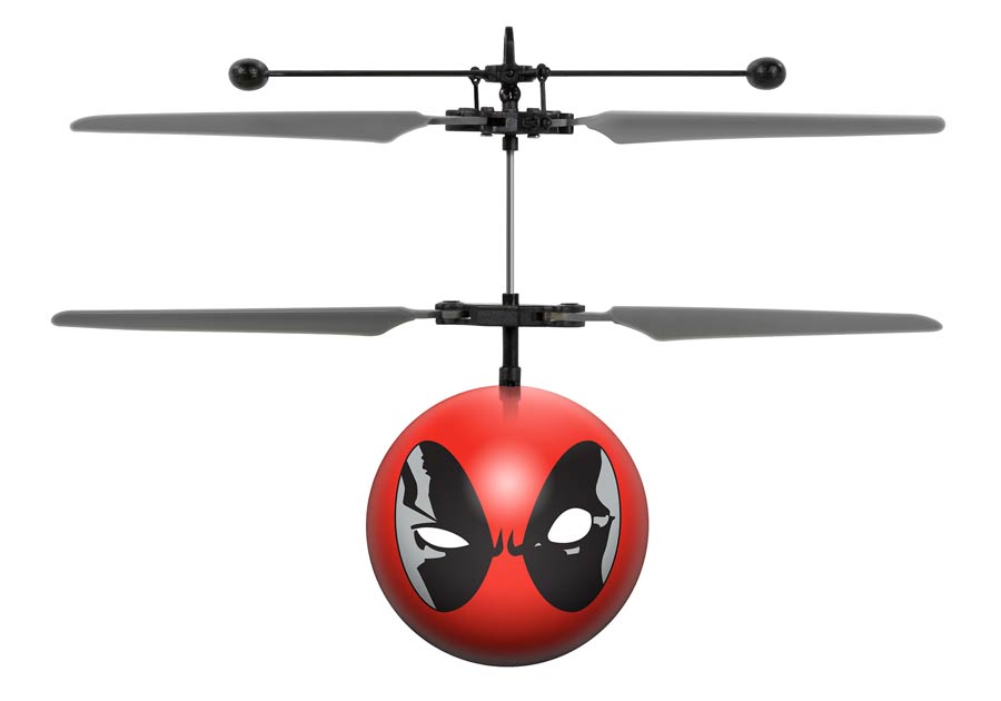 Marvel Comics X-Men Deadpool IR UFO Ball Helicopter