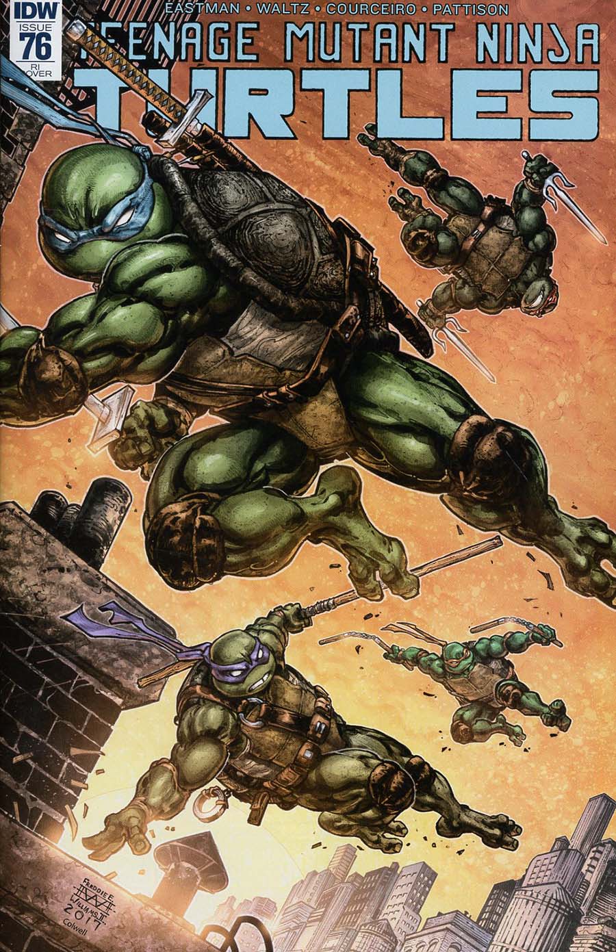 Teenage Mutant Ninja Turtles Vol 5 #76 Cover D Incentive Kevin Eastman Variant Cover