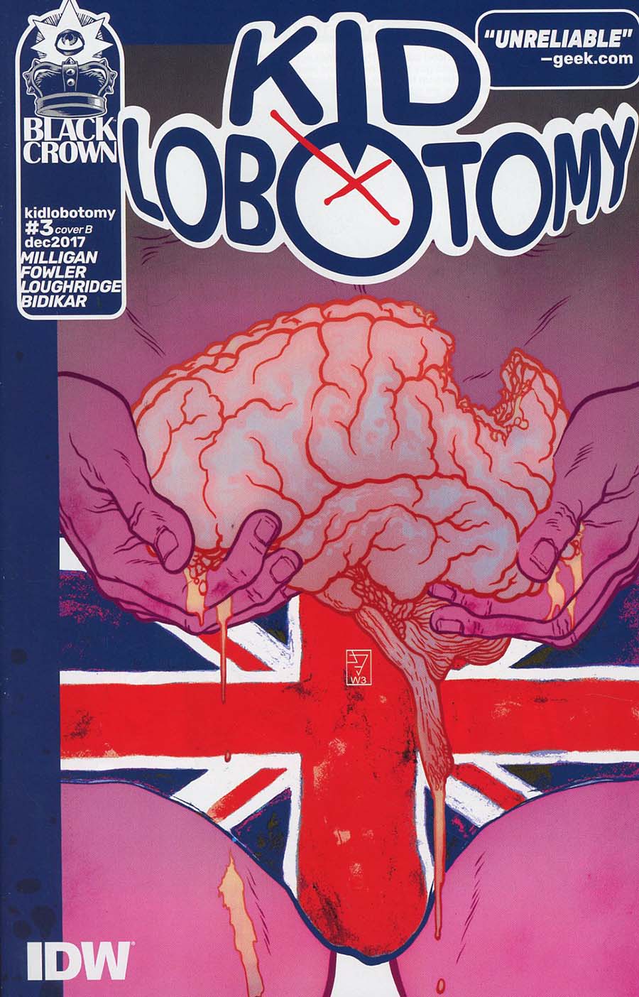 Kid Lobotomy #3 Cover C Incentive JH Williams III Variant Cover
