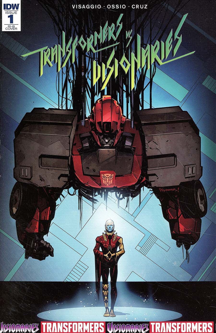 Transformers vs Visionaries #1 Cover D Incentive Angel Hernandez Variant Cover