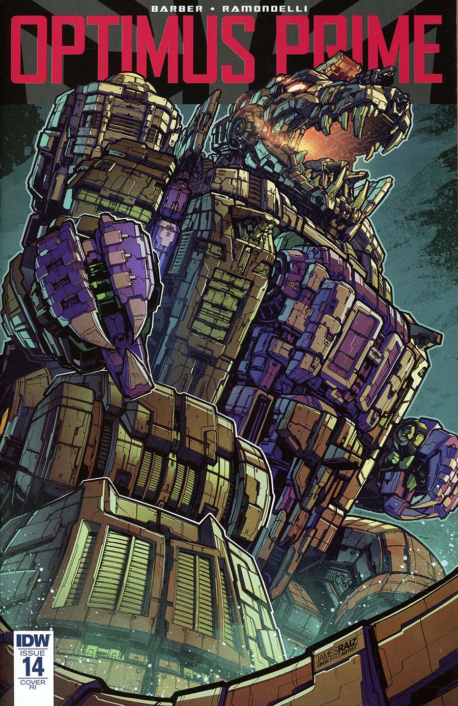 Optimus Prime #14 Cover D Incentive James Raiz Variant Cover