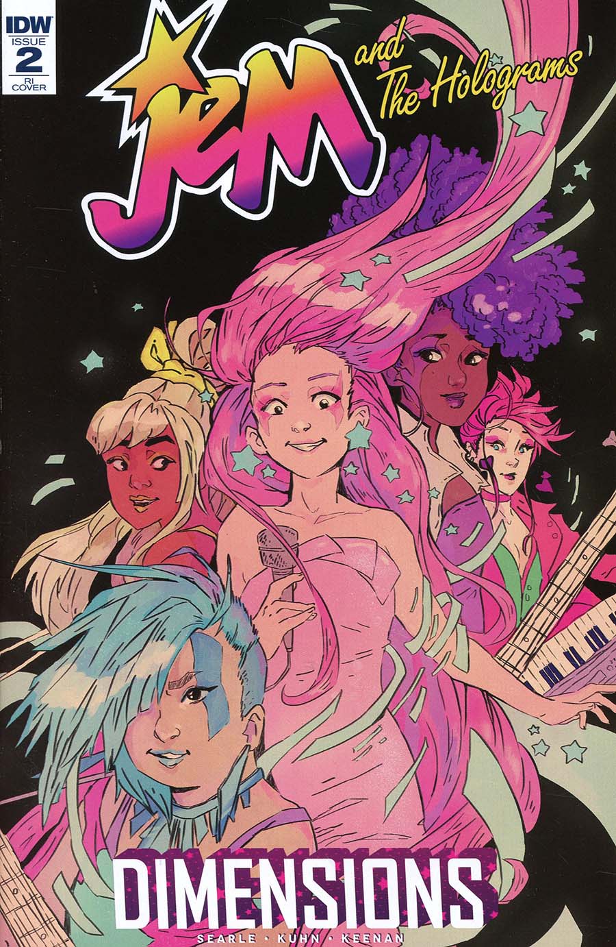 Jem And The Holograms Dimensions #2 Cover C Incentive Keezy Young Variant Cover