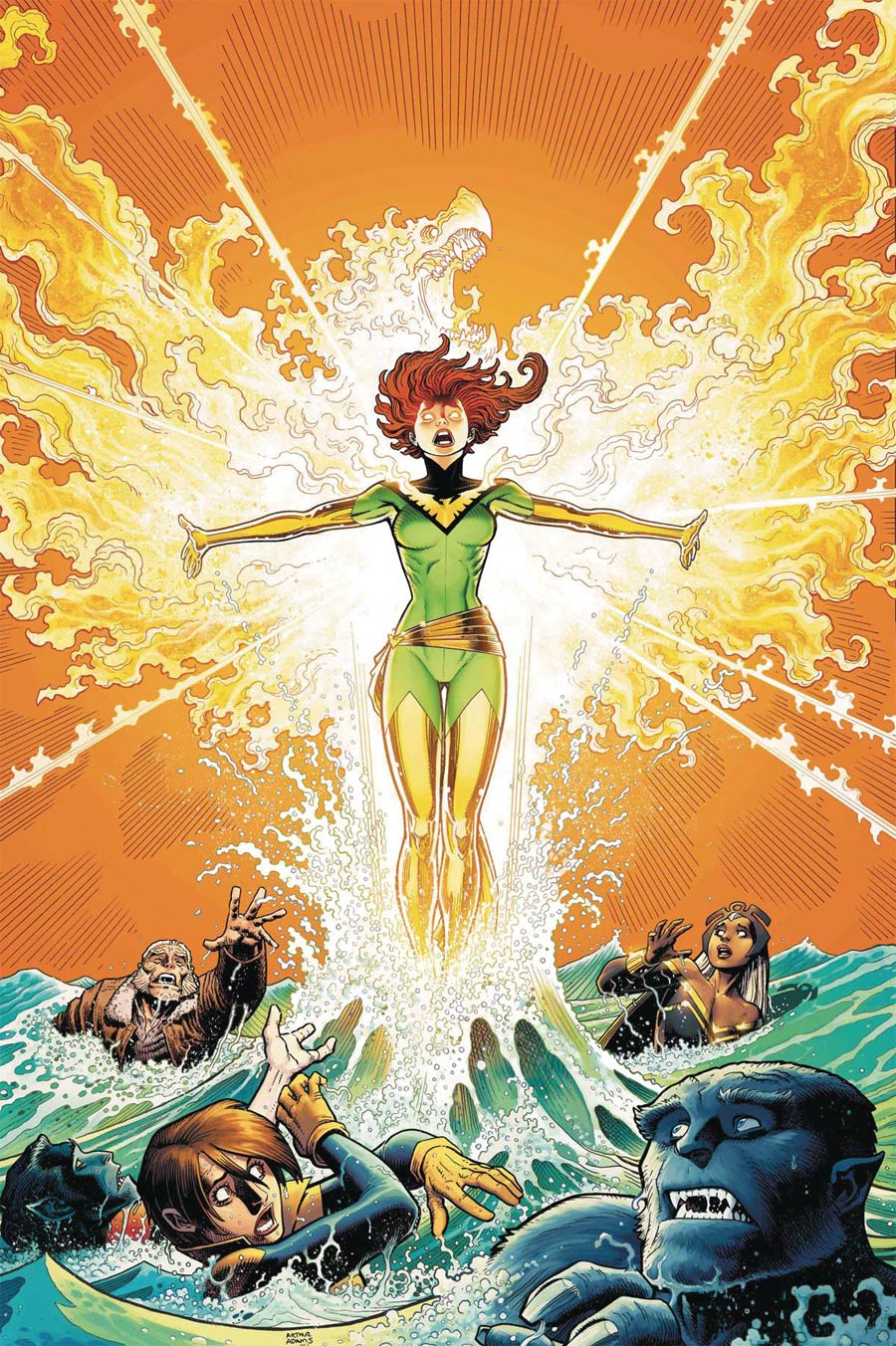 Phoenix Resurrection Return Of (Adult) Jean Grey #1 Cover G Incentive Arthur Adams Variant Cover (Marvel Legacy Tie-In)