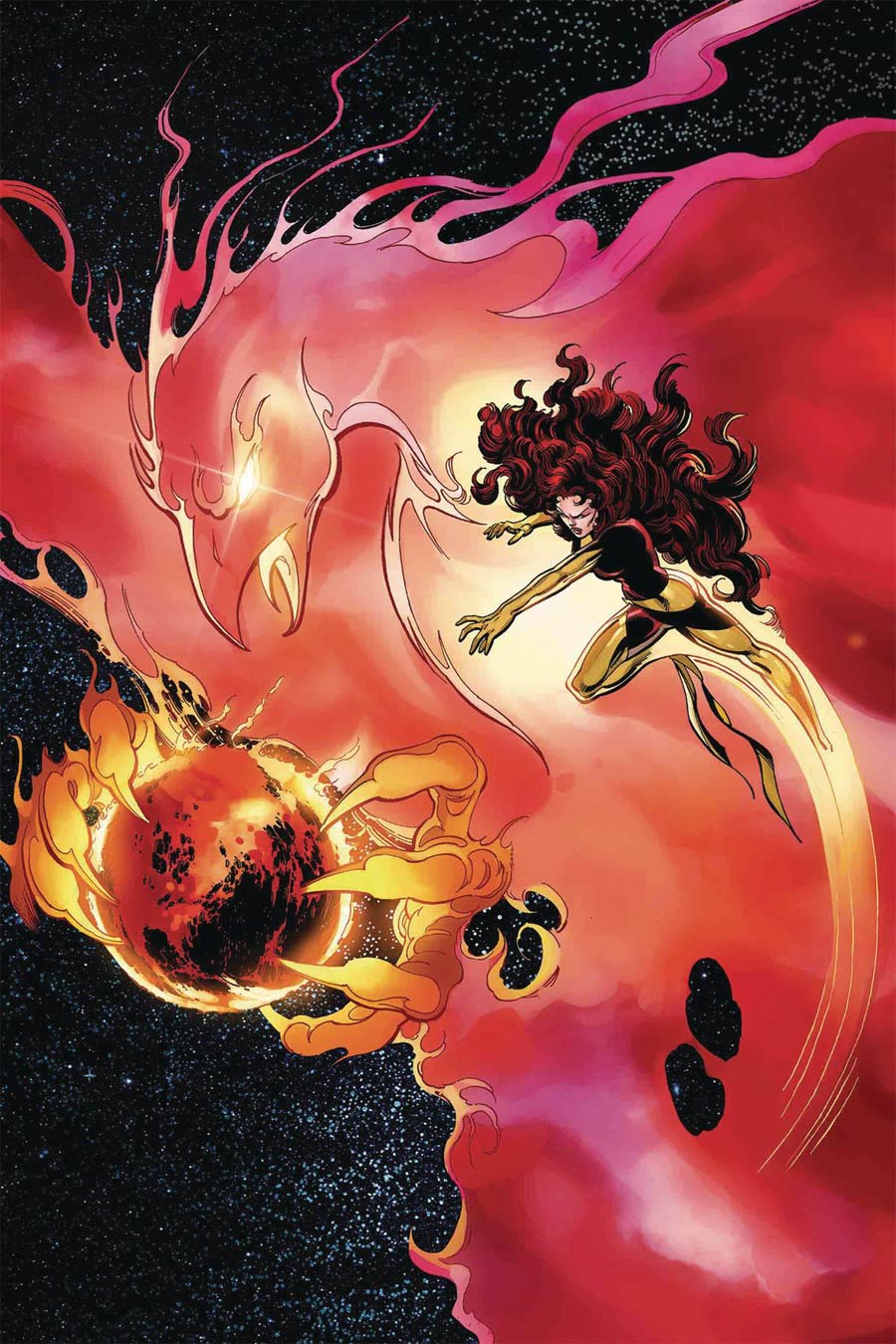 Phoenix Resurrection Return Of (Adult) Jean Grey #1 Cover J Incentive John Byrne Remastered Color Variant Cover (Marvel Legacy Tie-In)