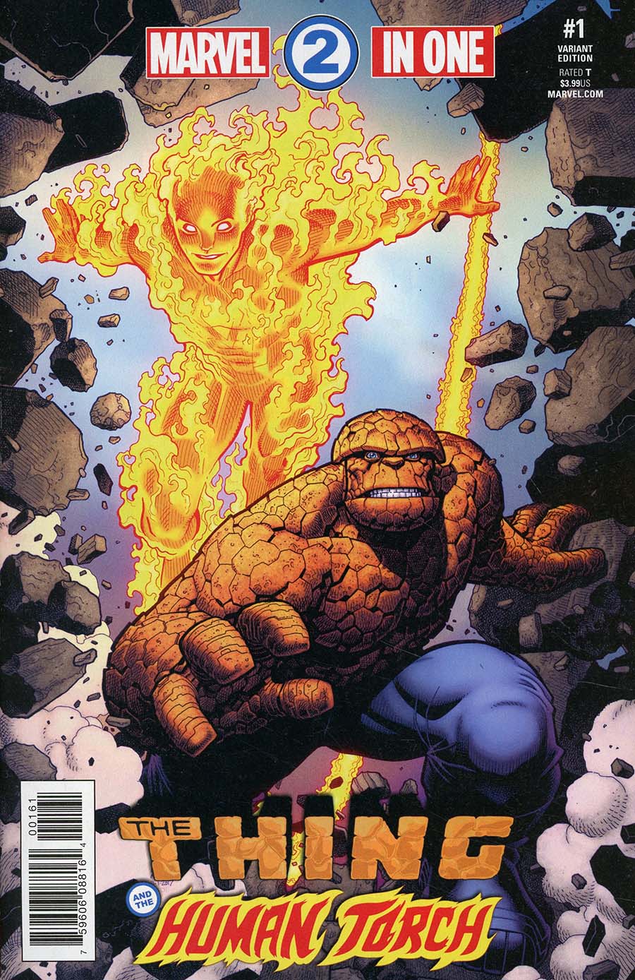 Marvel Two-In-One Vol 3 #1 Cover F Incentive Arthur Adams Variant Cover (Marvel Legacy Tie-In)