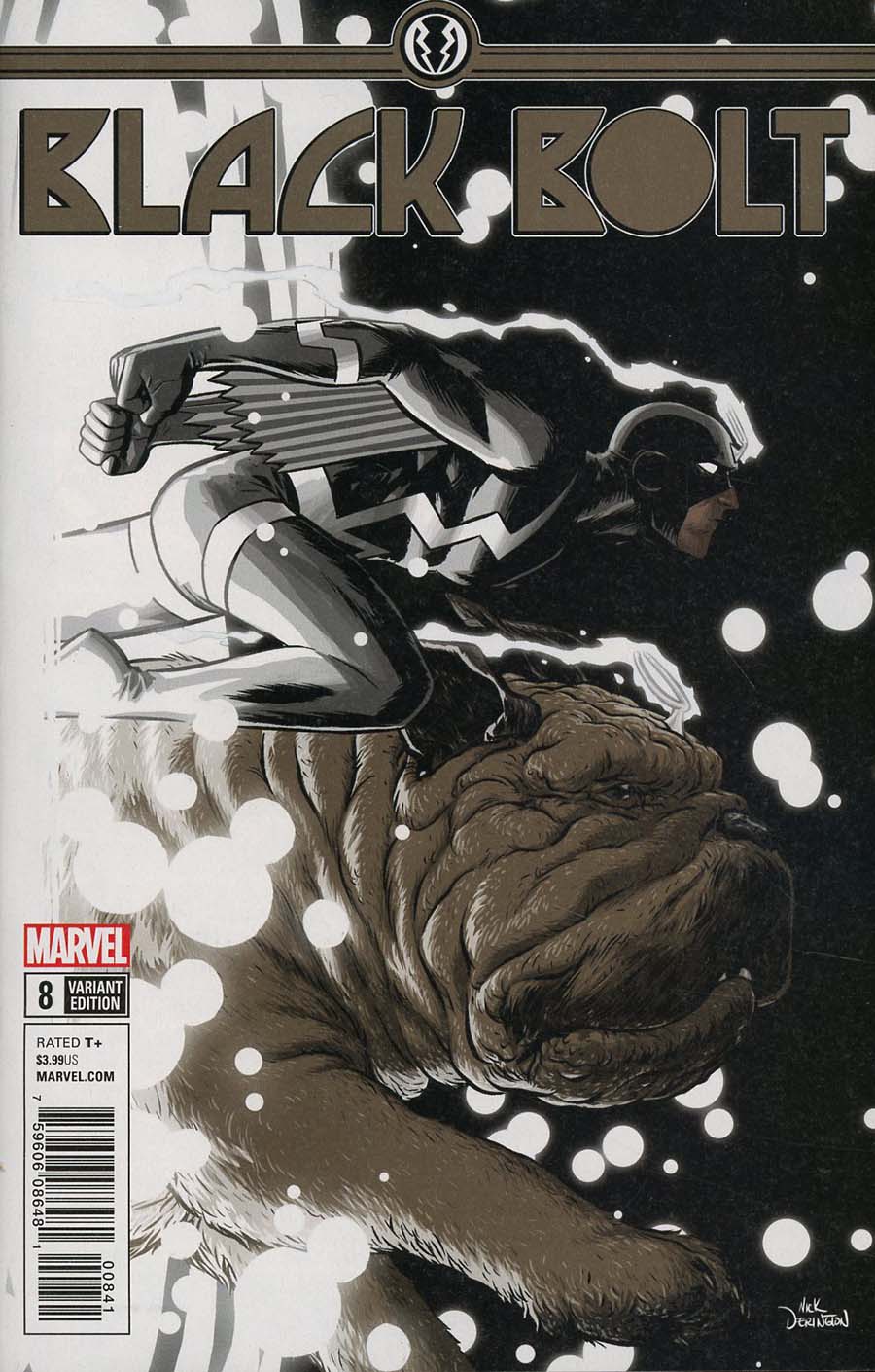 Black Bolt #8 Cover D Incentive Nick Derington Variant Cover