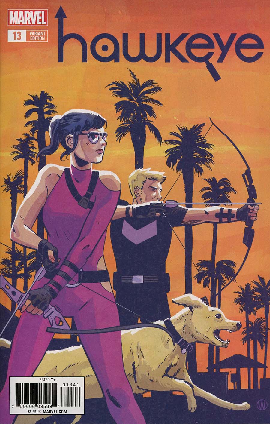 Hawkeye Vol 5 #13 Cover D Incentive Michael Walsh Variant Cover (Marvel Legacy Tie-In)