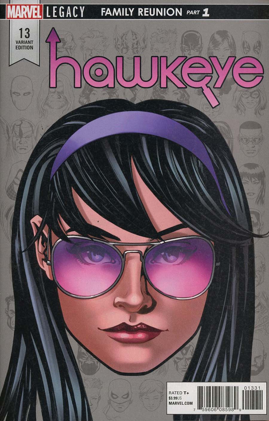 Hawkeye Vol 5 #13 Cover C Incentive Mike McKone Legacy Headshot Variant Cover (Marvel Legacy Tie-In)