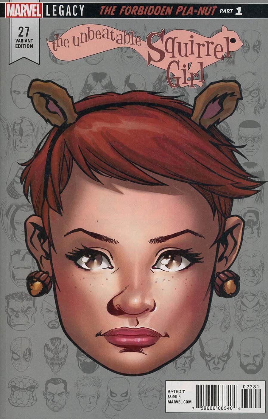 Unbeatable Squirrel Girl Vol 2 #27 Cover D Incentive Mike McKone Legacy Headshot Variant Cover (Marvel Legacy Tie-In)