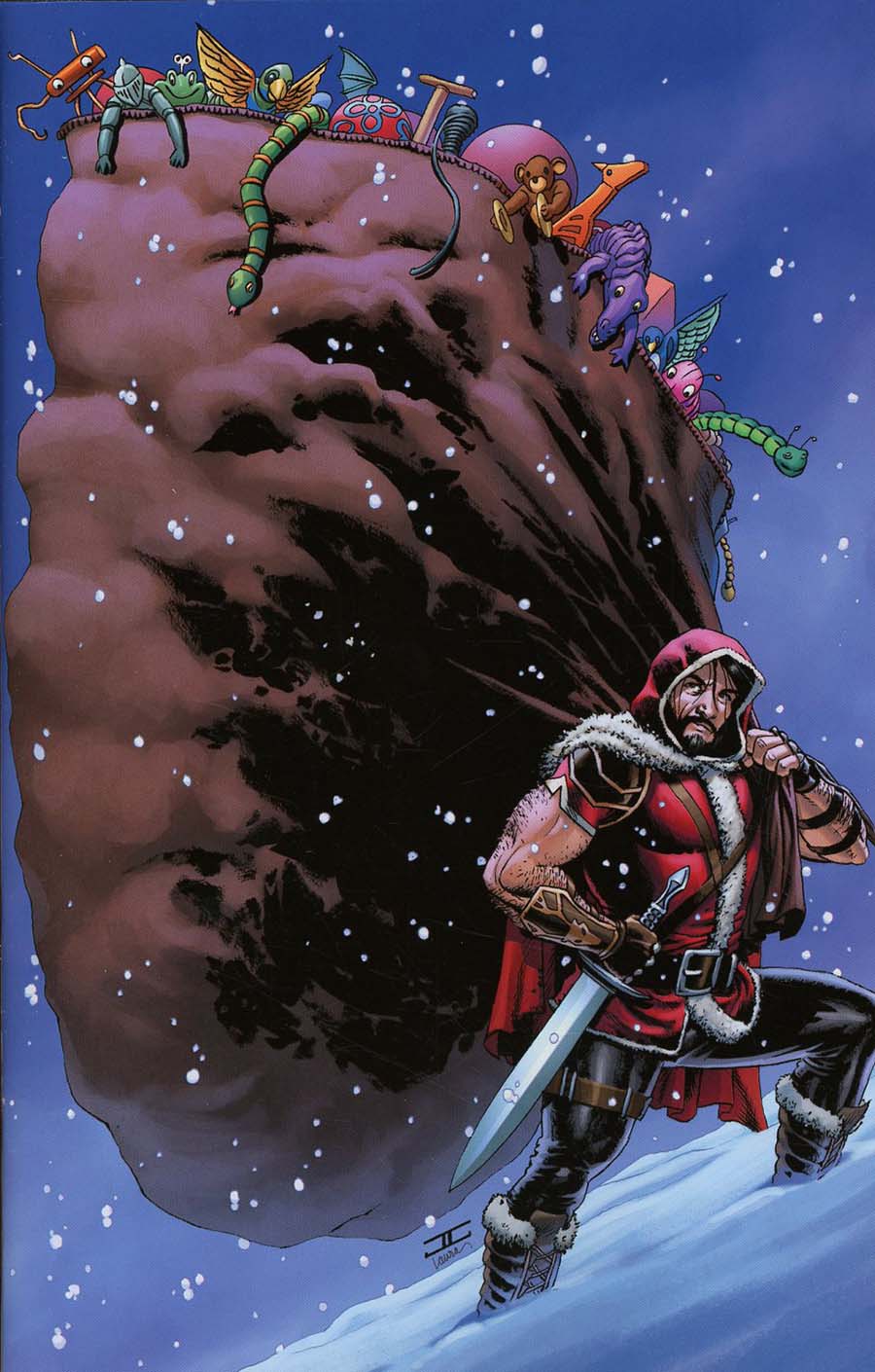 Klaus And The Crisis In Xmasville #1 Cover C Incentive John Cassaday Virgin Variant Cover