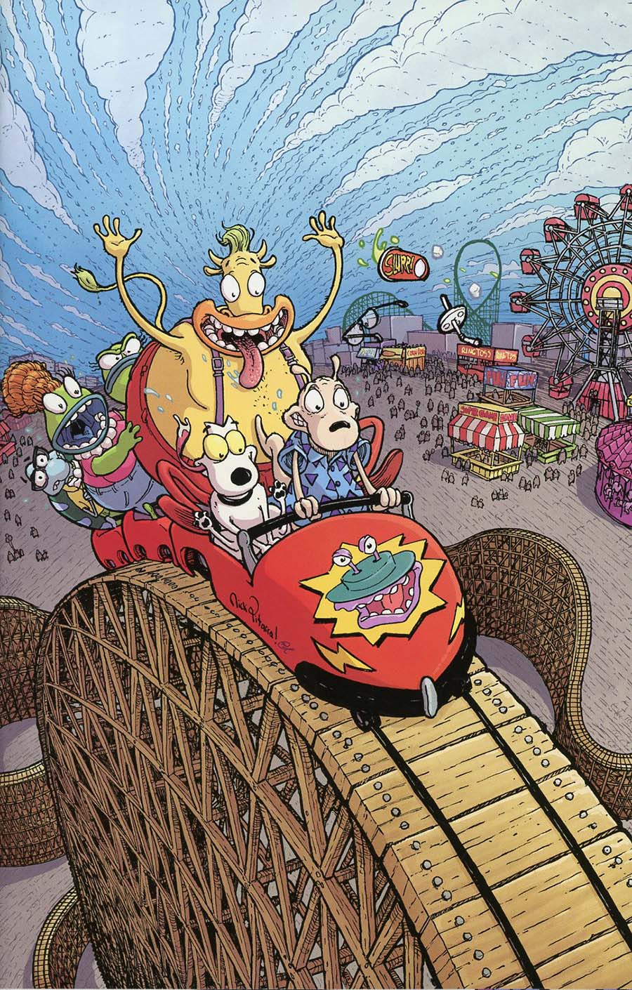 Rockos Modern Life Vol 2 #1 Cover E Incentive Nick Pitarra Virgin Variant Cover