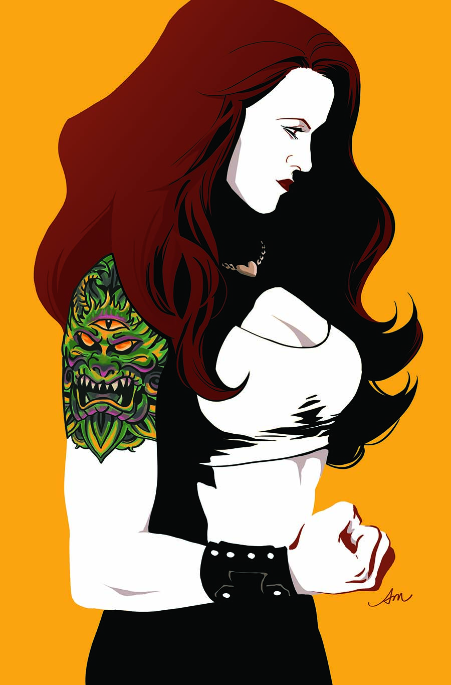 WWE #12 Cover D Incentive Audrey Mok Virgin Variant Cover