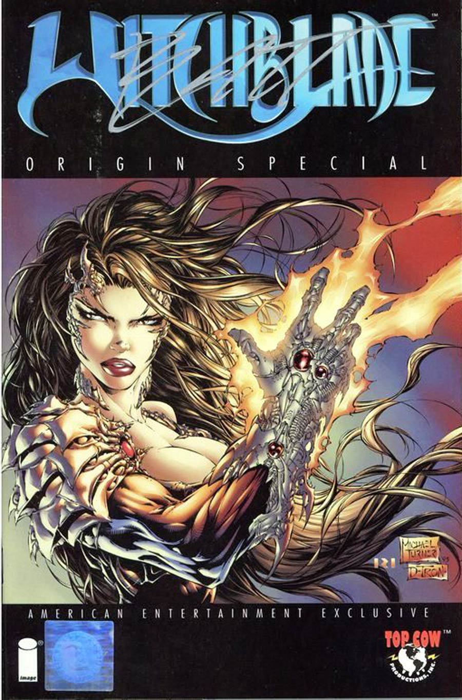 Witchblade Origin Special Cover B Signed By Batt Wizard Entertainment