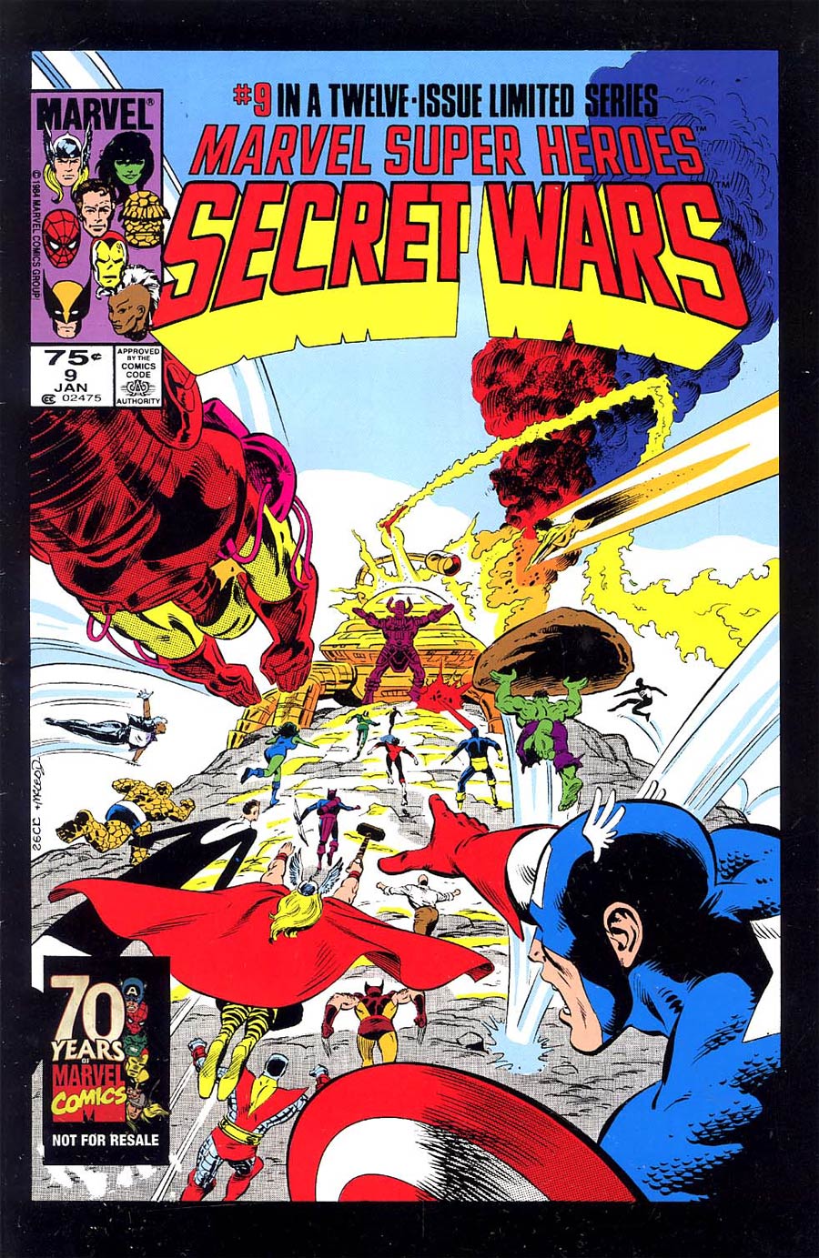 Marvel Super-Heroes Secret Wars #9 Cover B Hasbro Toy Reprint