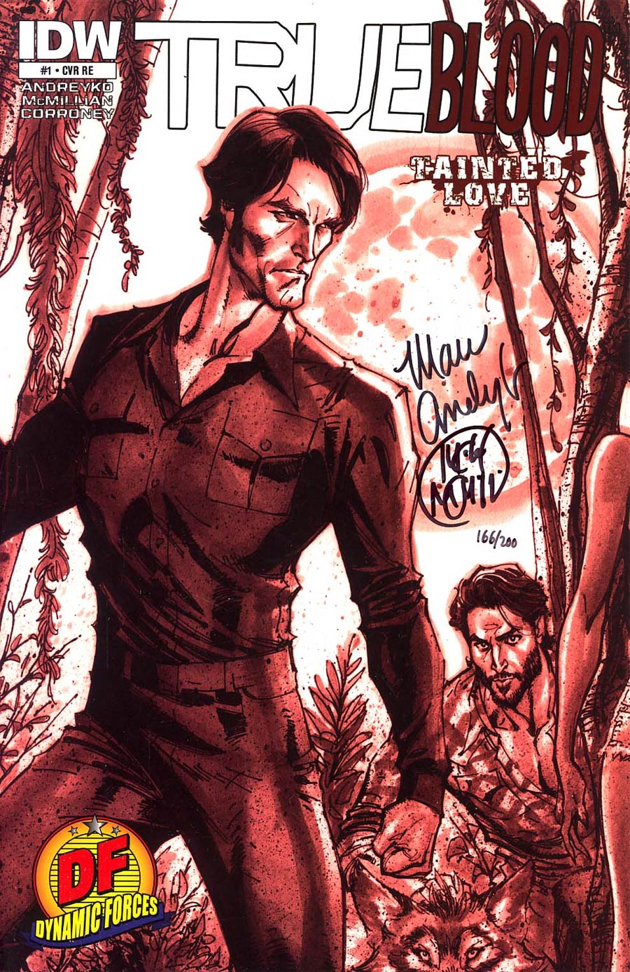 True Blood Tainted Love #1 Signed DF Exclusive Variant Cover