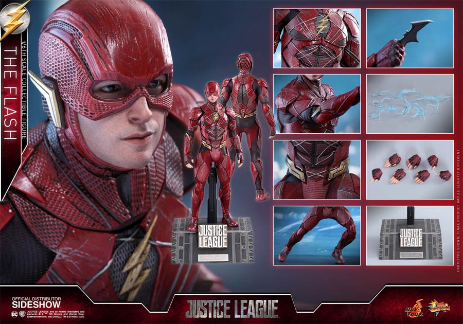 Justice League Movie Flash Masterpiece 11.81-Inch Action Figure