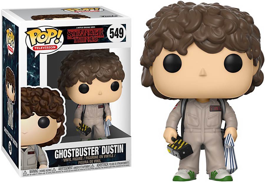 POP Television 549 Stranger Things Ghostbuster Dustin Vinyl Figure