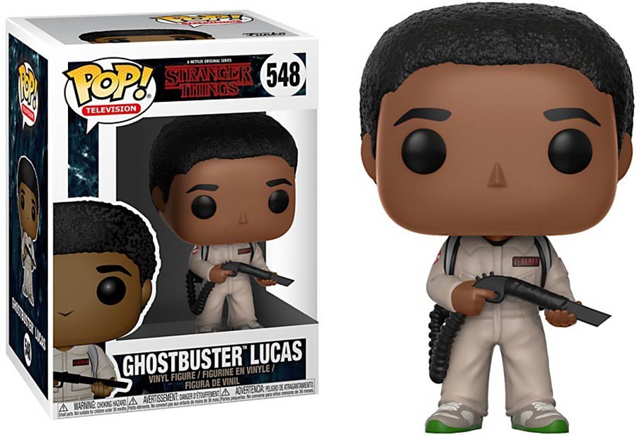 POP Television 548 Stranger Things Ghostbuster Lucas Vinyl Figure
