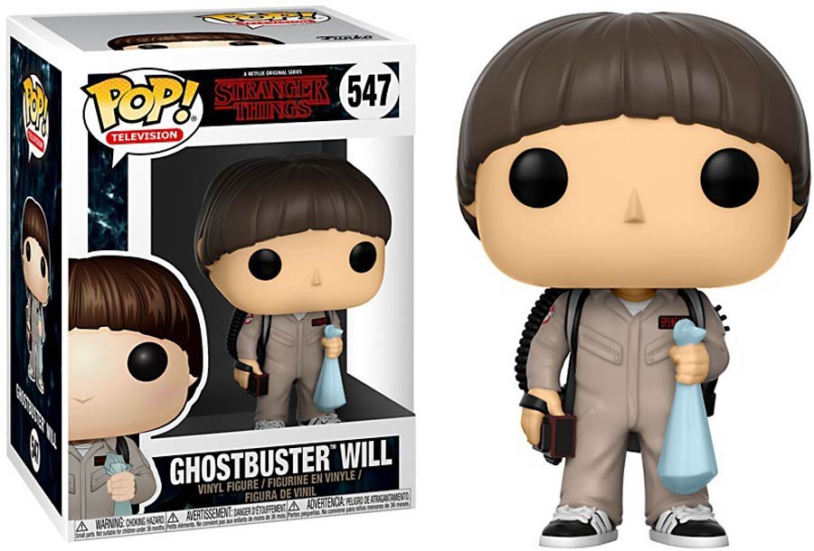 POP Television 547 Stranger Things Ghostbuster Will Vinyl Figure