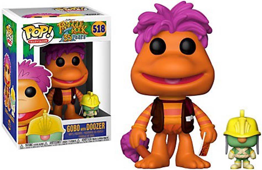 POP Television 518 Fraggle Rock Gobo With Doozer Vinyl Figure